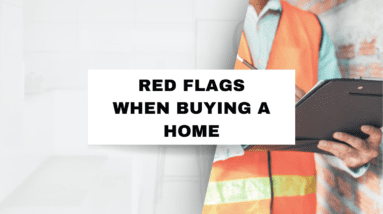 red flags when buying a home